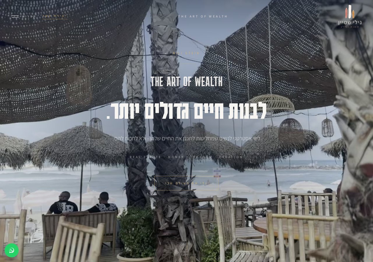 צילום מסך של אתר Nili Stein