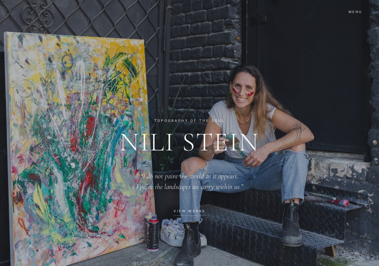 צילום מסך של אתר Snil Art
